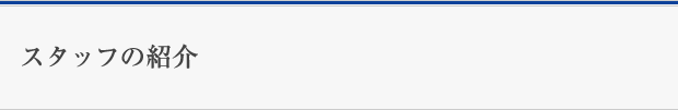 スタッフの紹介